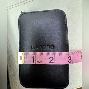 Black Mandrn Remy Leather Wallet